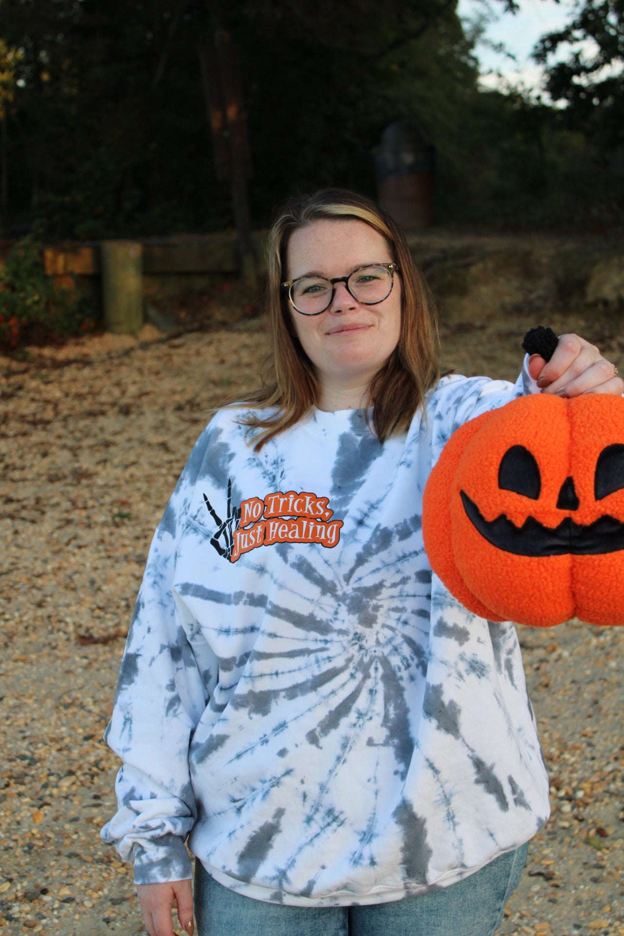 No Tricks, Just Healing Crewneck