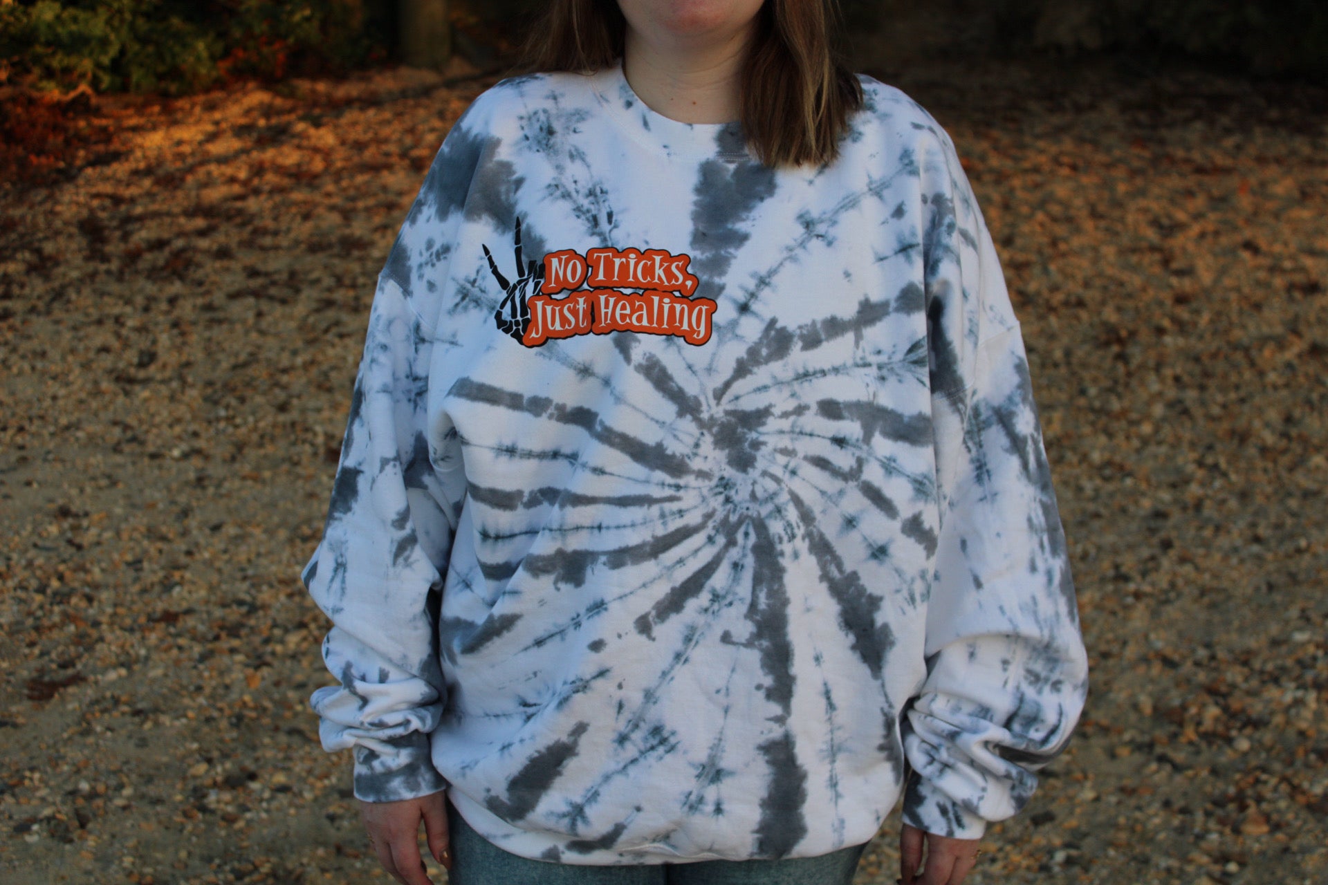 No Tricks, Just Healing Crewneck